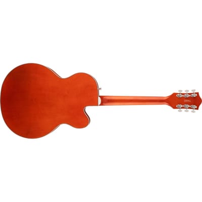Gretsch G5420LH Electromatic Classic Hollow Body Single-Cut Left-Handed Electric Guitar, Orange Stain image 8