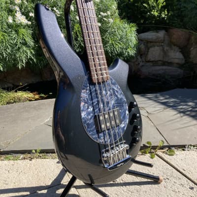 ベース Musicman stingray 4 2007 limited edition Ernie Ball Music Man Limited Edition StingRay 4 HH 2007 - Blue