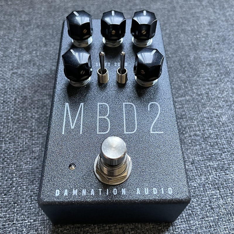 Damnation Audio MBD2 Mosfet Bass Distortion Pedal Silver