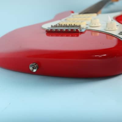 Vintage 1980s Squier Bullet 1 One Made in Korea Ferrari Red MIK Electric Guitar image 17