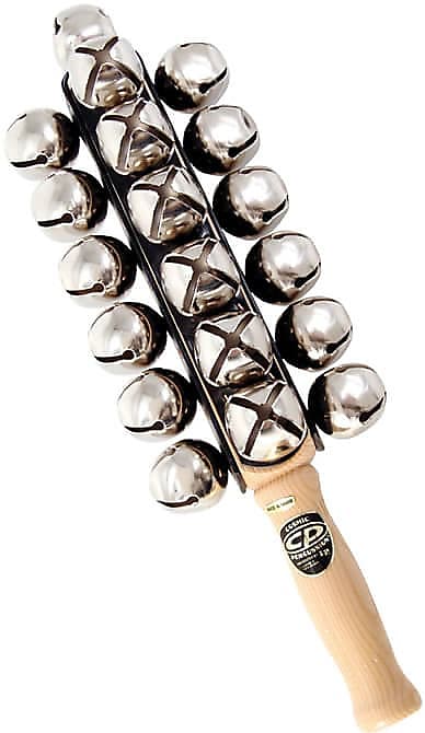 Latin Percussion CP374 Sleigh Bells 25 Bells on Handle image 1
