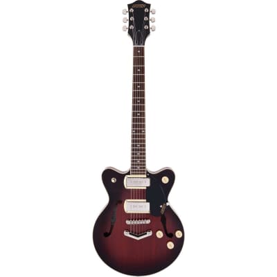 Gretsch G2655-P90 Streamliner Collection Center Block Jr. Double-Cut P90 Electric Guitar with V-Stoptail, Claret Burst image 1