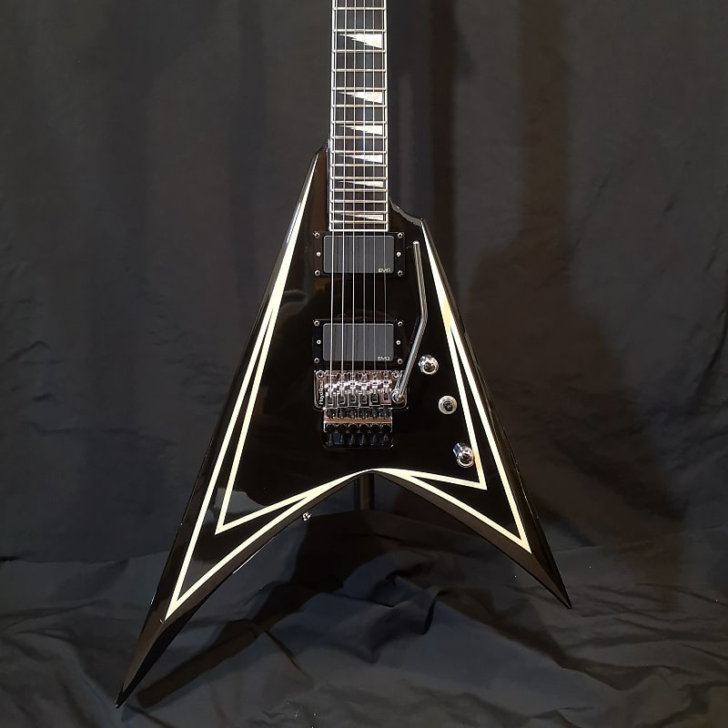 スーパーセール 半額タイムセール ESP E-II SV Standard Black with White Pinstripes with Hard ギター