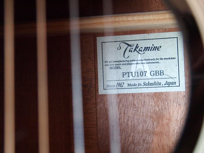 専用　タカミネ　PTU107 GBB Takamine PTU-107 GBB 2006 Grey Brown Burst | Reverb