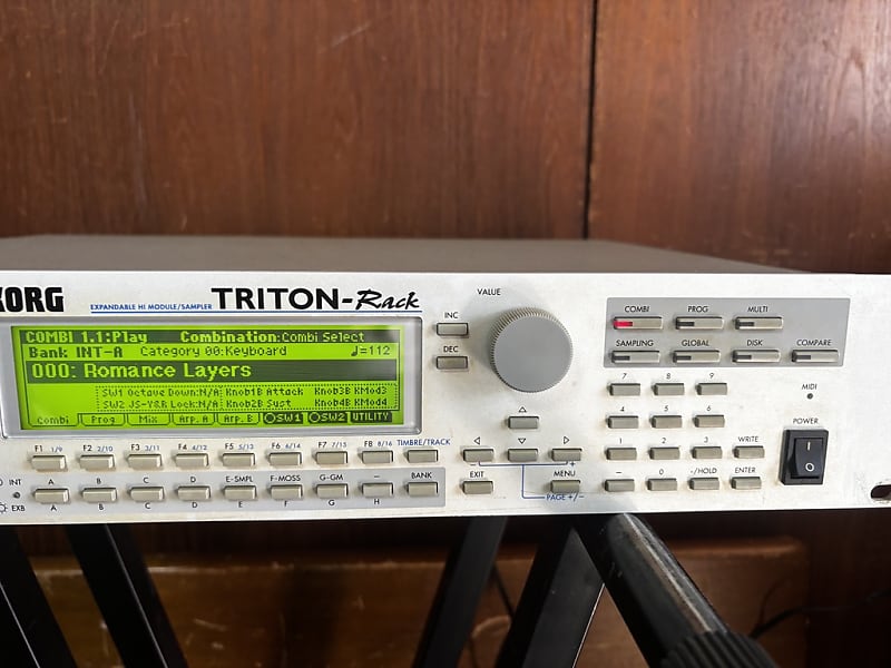 DTM・DAW KORG TRITON Rack Ver1.5.2 Korg Triton Rack