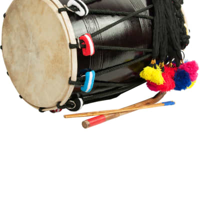 Banjira DHOL With Goatskin Heads 14-By-25-Inch & Beaters image 1