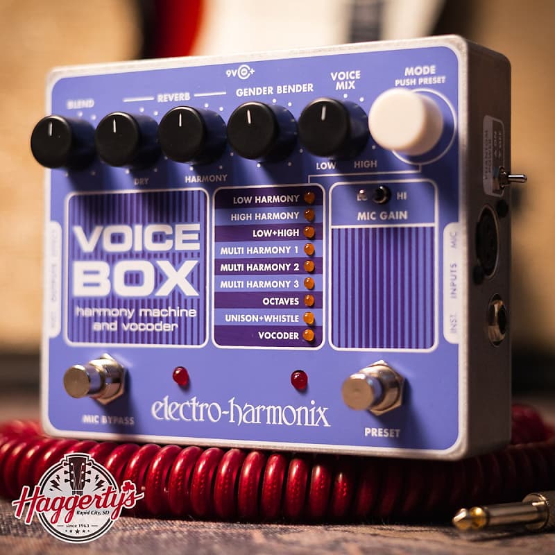 Electro-Harmonix Voice Box Vocal Harmony Machine/Vocoder Pedal - Floor  Model | Reverb