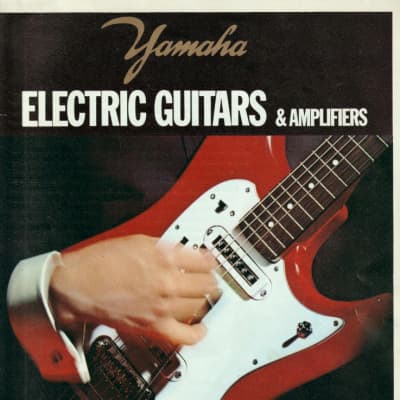 Japanese Yamaha  guitar, bass & amp brochure 1960s image 1
