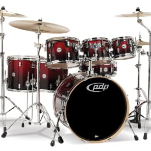 PDP PDCM2217RB Concept Maple Series 7x8" / 8x10" / 9x12" / 12x14" / 14x16" / 18x22" / 5.5x14" 7pc Shell Pack