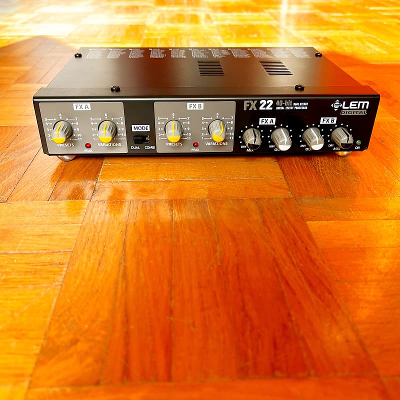 LEM FX22 Half Rack 2 Channels Multieffect Reverb Delay Box! Reverb