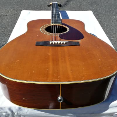 Vintage Yamaha FG-360 Dreadnought Acoustic Guitar with Original Hardshell Case -  PV Music Guitar Shop Inspected / Setup + Tested - Plays / Sounds Great - Very Good Condition image 4