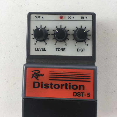Rogue DST-5 Analog Distortion Overdrive Rare Vintage Guitar Effect Pedal image 2
