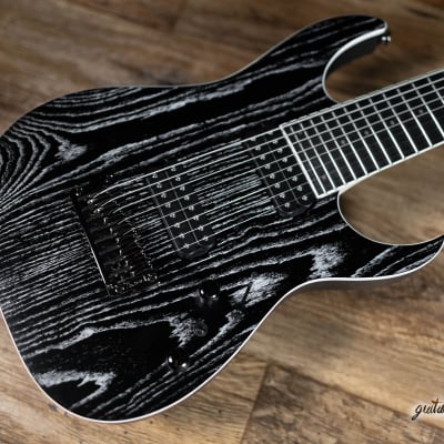 Ibanez RG5328 Prestige 8-String Ash Guitar w/ Case – Lightning Through A Dark image 8