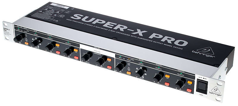 美品 ベリンガー SUPER-X PRO CX2310 V2 クロスオーバー Behringer Super X Pro 2-Way/Mono 3-Way Crossover | Long