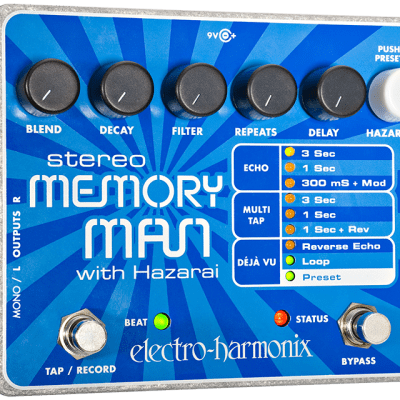 Electro-Harmonix Memory Man Stereo with Hazarai | Reverb