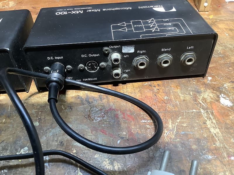 Nakamichi MX-100 Microphone Mixer + PS 100 Power supply | Reverb