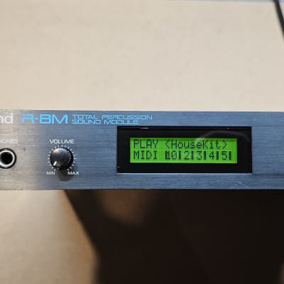 Roland R-8M Total Percussion Sound Module 1980s - Black