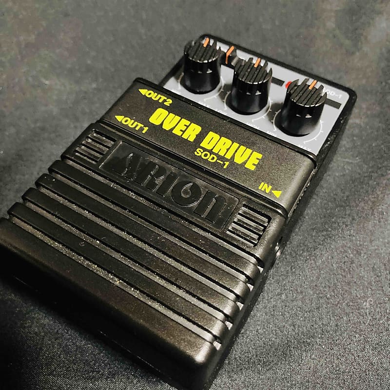 ARION SOD-1 Black Stereo Overdrive Guitar Effects Pedal | Reverb