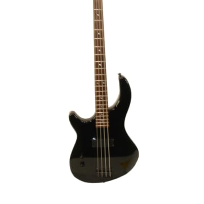 Dean Edge 09 4-String Left-Handed Bass Guitar, Classic Black image 1