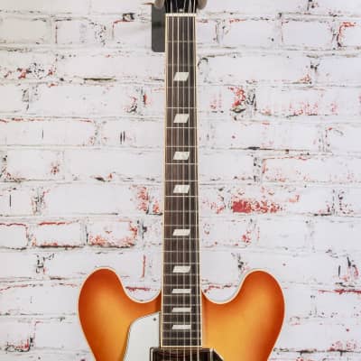 Epiphone - USA Casino - Left-Handed Semi-Hollow Electric Guitar - Royal Tan - w/ Hardshell Case image 3