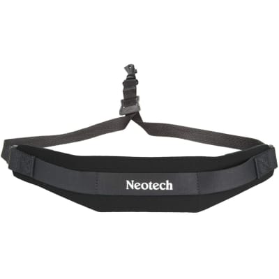 Neotech Soft Sax Swivel Hook Standard Saxophone Strap - Black image 2