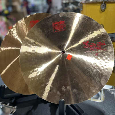 Paiste 15" 2002 Sound Edge Hi-Hat Cymbals (Pair) NEW / Auth Dealer / Free Shipping image 1