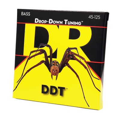 DR Strings DDT Drop Down Tuning Bass Strings: 5-String Medium 45-125 image 3