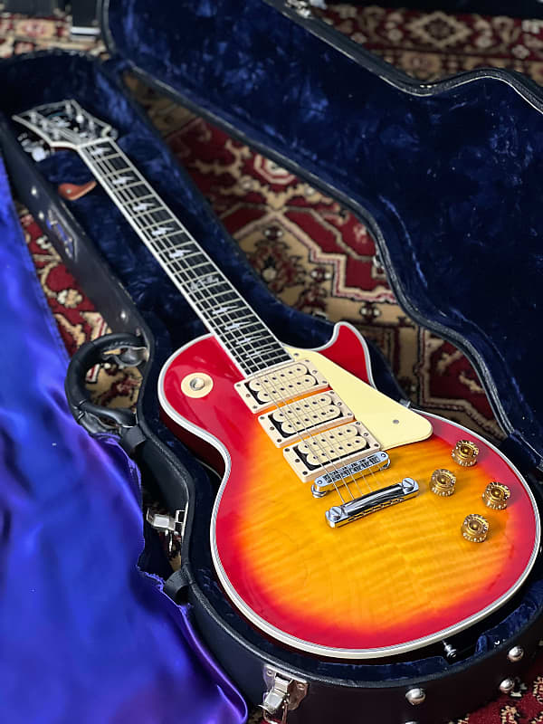 Gibson Ace Frehley Signature Les Paul Custom 1997 - Cherry Sunburst image 1