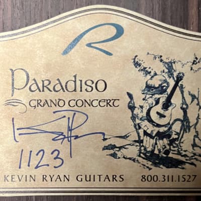 Ryan Paradiso Grand Concert Rosewood/Sinker Redwood image 22