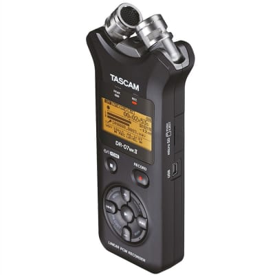 TASCAM DR-07X Portable 2 Track Stereo Handheld Digital Recorder with Microphones image 4