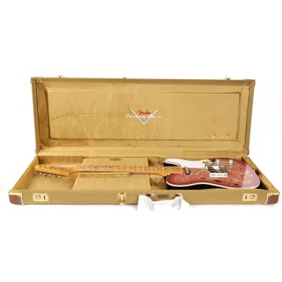 Fender Custom Shop Limited Edition Double Esquire Thinline Custom Relic Aged Pink Paisley image 11