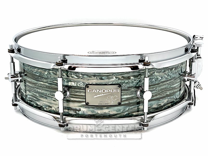 Canopus Neo Vintage M2 Snare Drum 14x5 Blue Oyster | Reverb