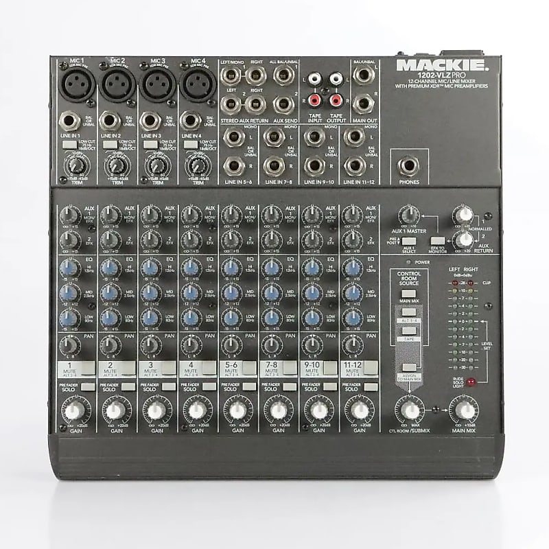 Mackie 1202 VLZ Pro 12-Channel Mic / Line Mixer | Reverb