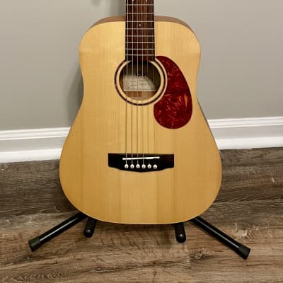Cort Earth Mini OP Solid Spruce/Mahogany 3/4-Size Dreadnought - Open Pore Natural for sale
