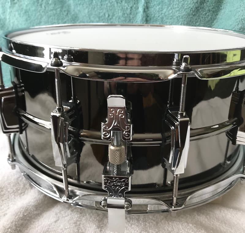 Ludwig LB417M Black Beauty 6.5x14" Brass Snare Drum with P-86 Millennium Strainer	 image 2