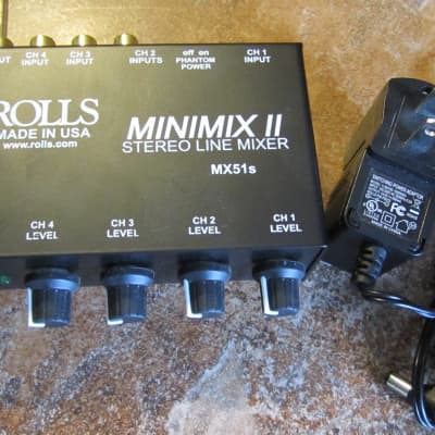 Rolls MX42 Mini Stereo Mixer MX42 B&H Photo Video