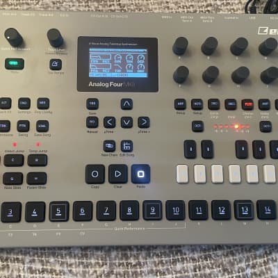 Elektron Analog Four MKII 4-Voice Tabletop Analog Synthesizer 2017 - Present - Grey