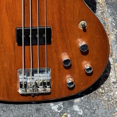 Travis Bean TB2000 Bass 1975 a beautiful 1st year all Koa TB2000 plays great cheapest one on-line. image 11
