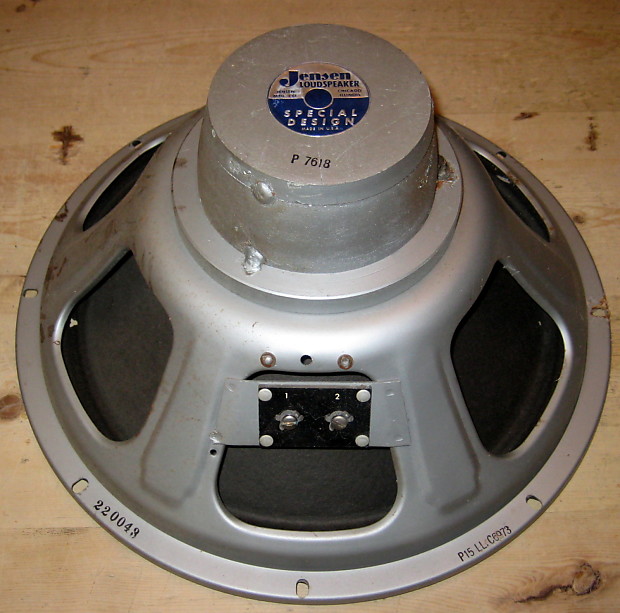 Jensen P15 15" Large Alnico Speaker 8 Ohm Reverb