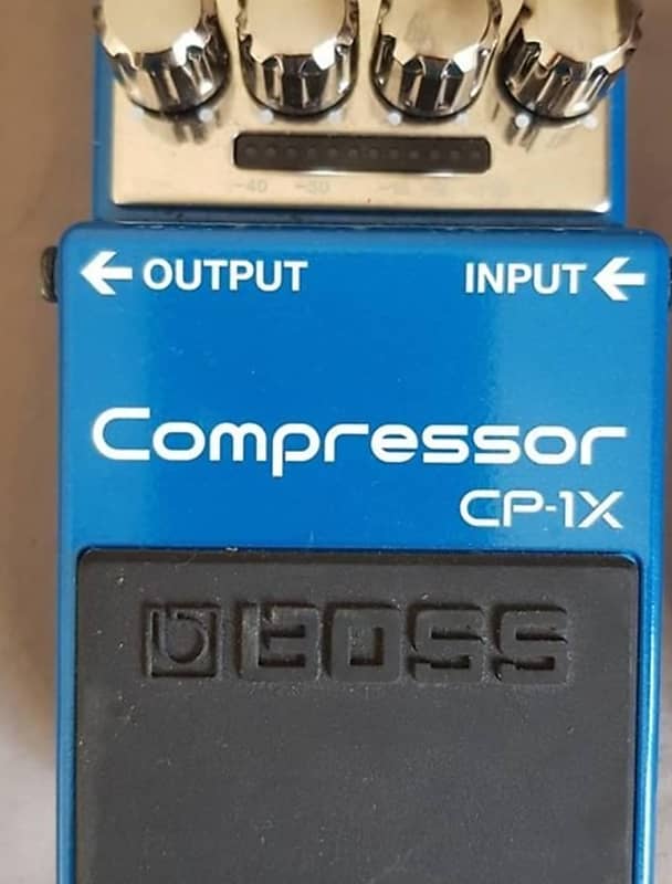 Boss CP1X Compressor Blue Reverb