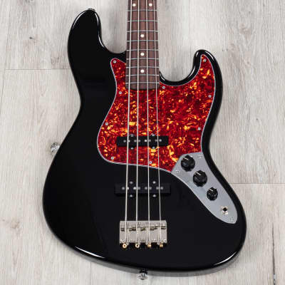 Suhr Classic J Bass Guitar, Indian Rosewood Fretboard, Tinted Maple Neck, Black image 2