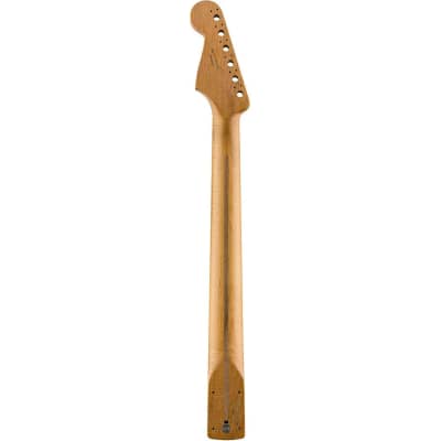 Fender Roasted Maple Stratocaster Neck, 21 Narrow Tall Frets, 9.5" - C Shape image 2