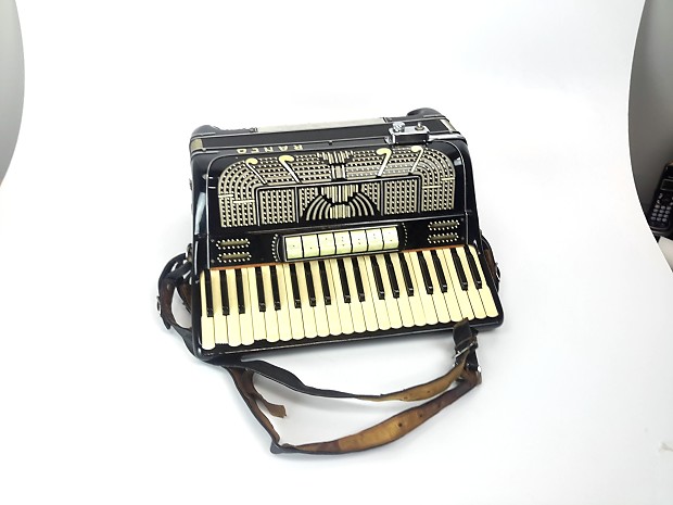 Ranco Antonio Vercelli Accordion 41 Key w Terlinde Pickup Hard Case