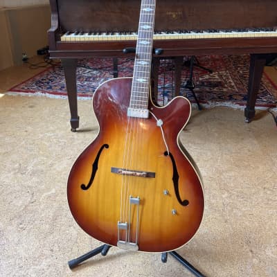 1949 Epiphone Triumph Regent, Rare Factory Pickguard Pickup | Reverb