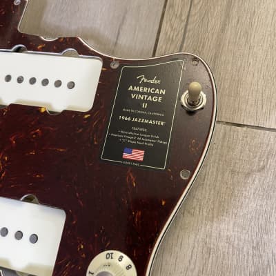 2024 Fender American Vintage II '66 Jazzmaster LOADED Pickguard Tortoise Shell USA 1966 image 3