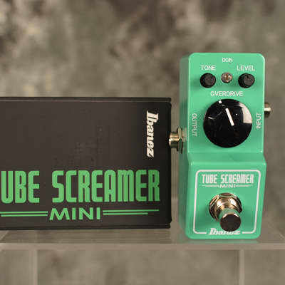 Ibanez TSMINI TS-9 mini Tubescreamer overdrive pedal w/ FREE patch cable and fast same day shipping image 1