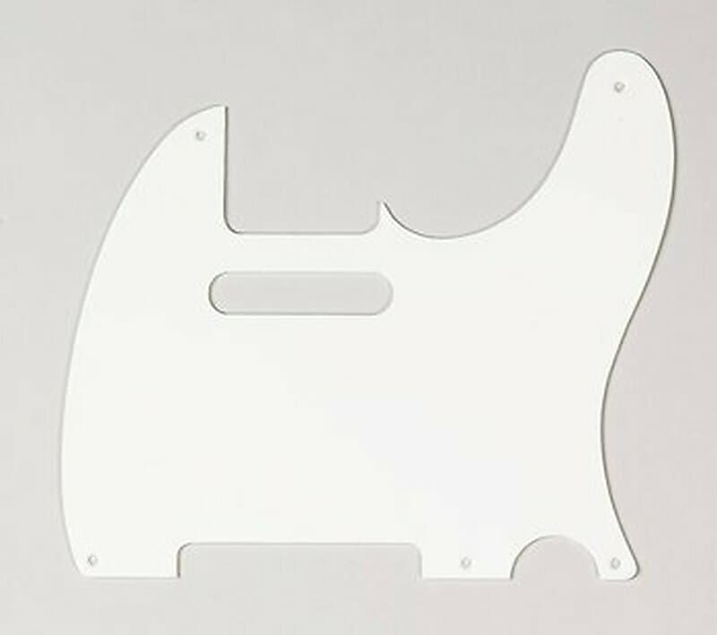 Parchment 3-Ply Pickguard for Telecaster 8-Hole image 1