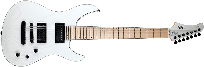 FGN J Standard Mythic JMY7-Ash-M 7 String Open Pore White | Reverb