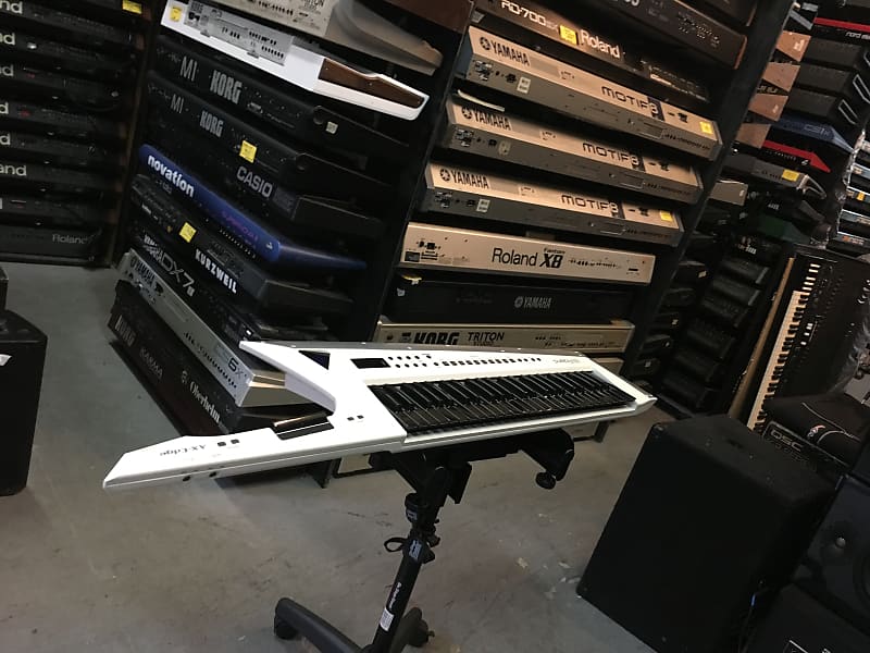 Roland AX-Edge WHITE Keytar with BLACK keys Customized by //ARMENS//  ,keyboard