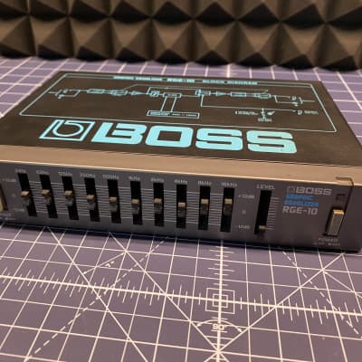 Reverb.com listing, price, conditions, and images for boss-rge-10-graphic-equalizer-half-rack